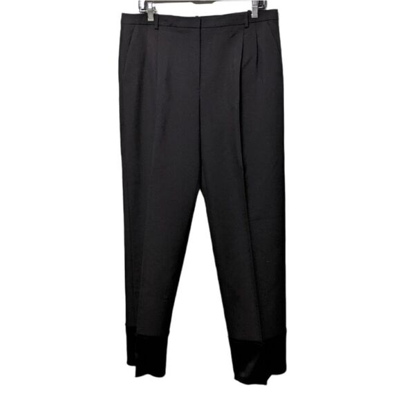 NWT THEORY C Wool Satin Hem Suit Trouser Pants J0901206 - Picture 2 of 8